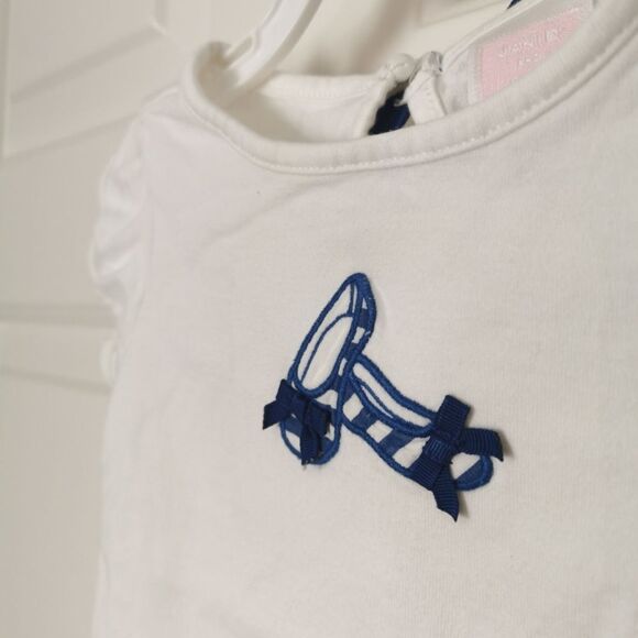 2/$20 Janie & Jack toddler girls t-shirt size 6-12 m - Picture 2 of 4